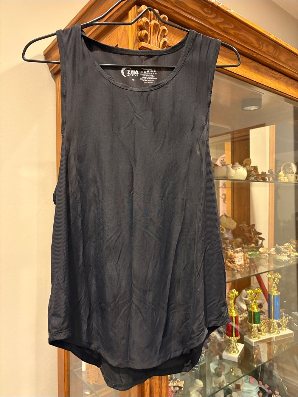 ZYIA Active Women's Black Performance Tank Top